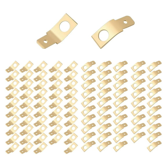 LeeQinersw 100x Quick Disconnect Replaces 10 Stud Brass Male Spade Connector for
