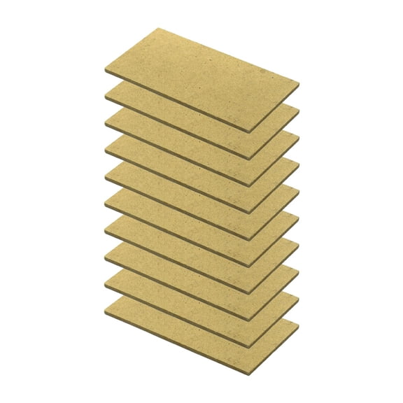 LeeQinersw 10Pcs Building Model Baseplates Foundation Boards Wood DIY Architecture Supplies 6cmx12cm