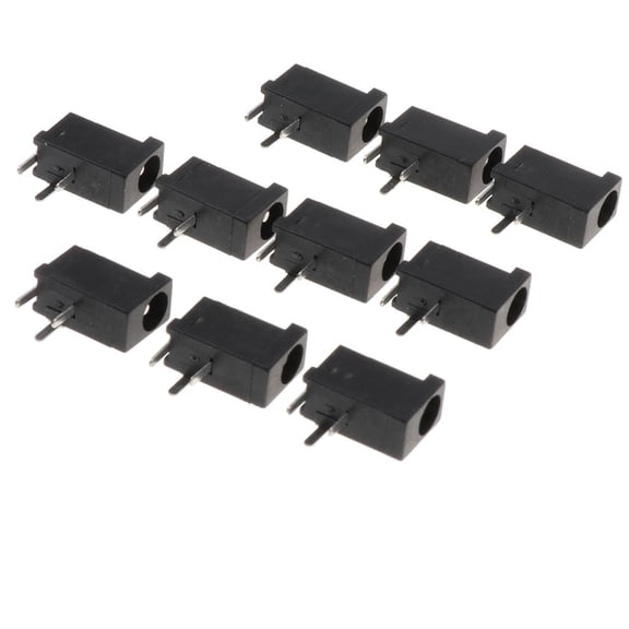 LeeQinersw 10x 3.5mm X 1.35mm DC Jack Socket Socket Socket Panel Mount Connector, 3