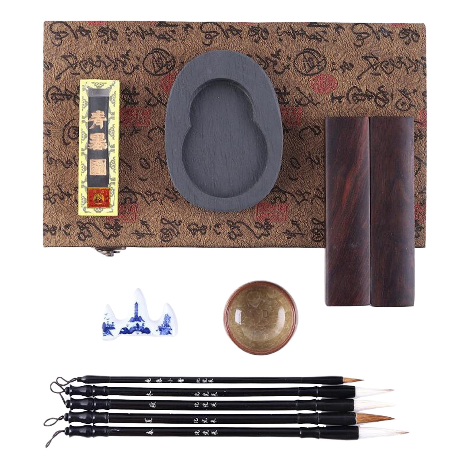 LeeQinersw 11 Pieces Professional Writing Brushes Set Ink for Chinese Advanced