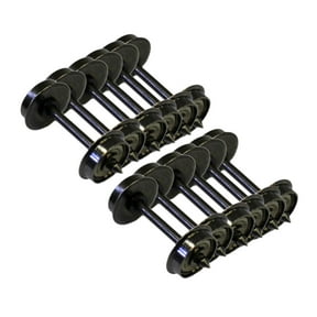 LeeQinersw 12 Pieces Metal DC Wheels HO Scale Wheel Spare Part, Replacing Metal Hobby Train
