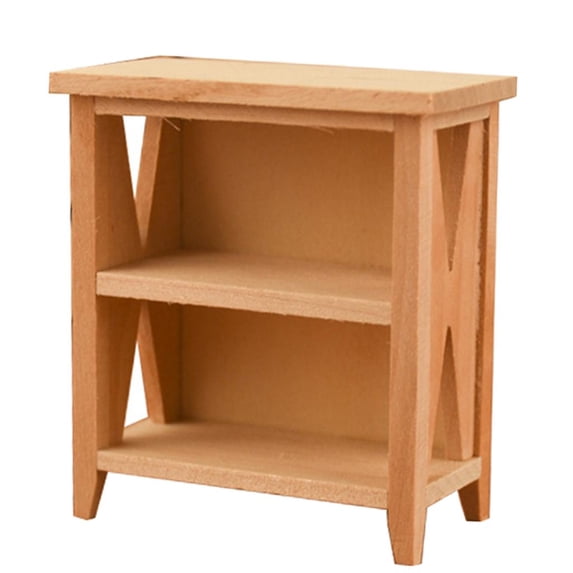 LeeQinersw 12th Dollhouse Doll House Miniature Handcraft Display Storage Rack Shelves Cabinet Furniture Set Decorative Toys