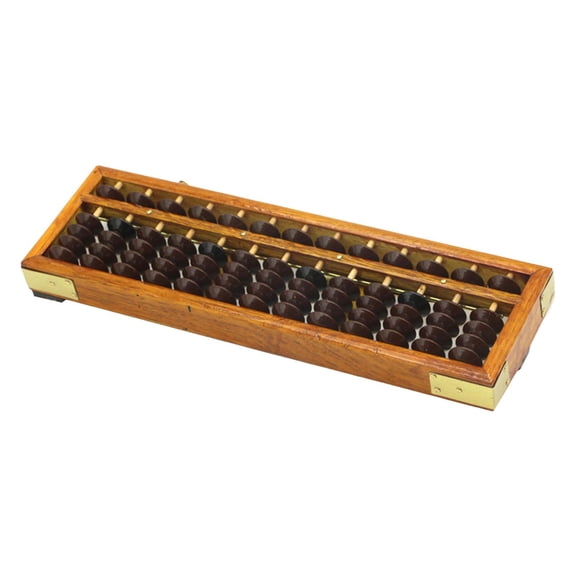LeeQinersw 13 Digit Wooden Abacus, Counting Tool Math Learning Counting Calculator for Kids