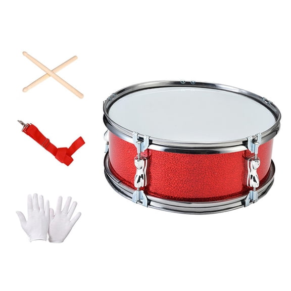 LeeQinersw 13" Snare Drum Educational Toy Professional Portable with Shoulder Strap Musical