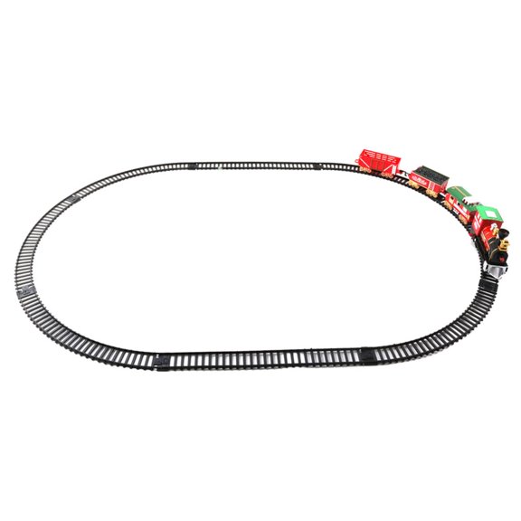 LeeQinersw 14 Electric Train Set with Lights Locomotive Set And under Tree Playset Electric