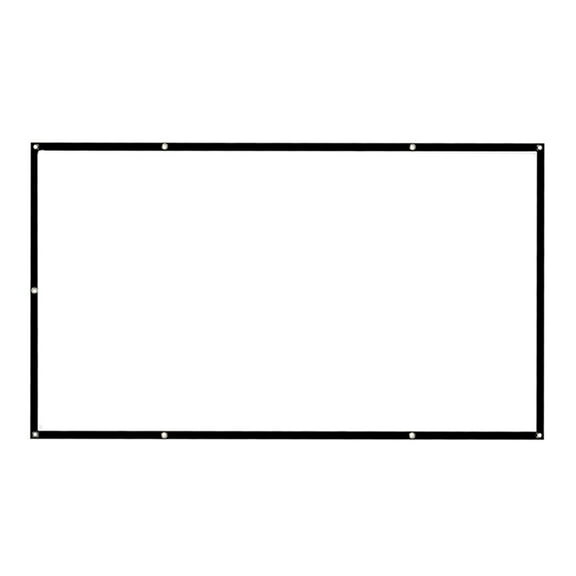 LeeQinersw 16:9 /4:3 Portable Foldable Projector Screen Wall Mounted Home Cinema Theater HD Projection Screen 60 in(133x75cm) 16:9
