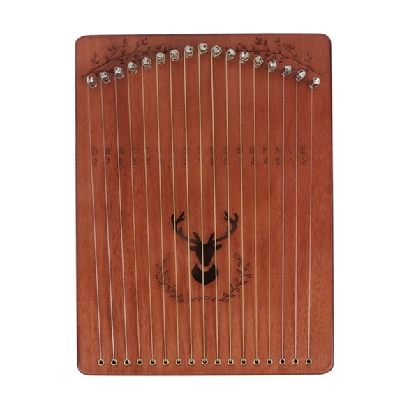 LeeQinersw 17 String Lyre Harp Beginner Party Professional Learning Kids Adult Portable