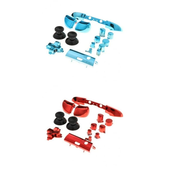 LeeQinersw 2 Packs Full Set Plated D-pad Triggers Buttons RT LT RB LB Button ABXY Buttons
