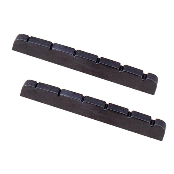 LeeQinersw 2 Pcs Electric Guitar Nut for Guitar Accessories 43x3.4x4.8-4mm Black