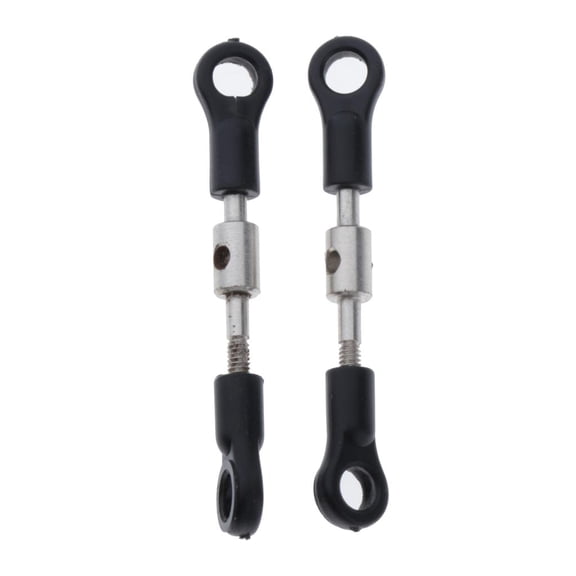 LeeQinersw 2 Pcs RC Car 1287 Servo Tie Rods Tie Rods for Wltoys 144001 1/14 RC Buggy Car