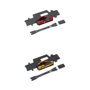 LeeQinersw 2 Pcs RC Car Chassis Kit for WLtoys 1/28 Scale K989 RC Drift Car Replacement
