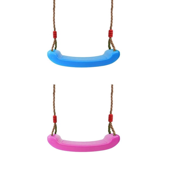 LeeQinersw 2 Pieces 300KG Garden Backyard Outdoor Swing Seat W/ Ropes Preschool Backyard Kids Fun Sports Activity Toy