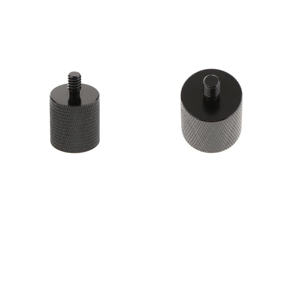 LeeQinersw 2 Pieces 5/8" Female to 1/4" Male Metal Thread Adapter Screws for Mic Stand