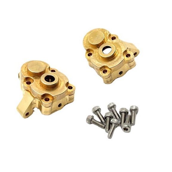 LeeQinersw 2 Pieces CNC Front Steering Cup with Screws Upgrade Parts for FCX24 RC Car DIY