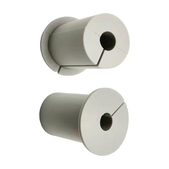 LeeQinersw 2 Pieces Cable Routing Kit Cable Mounting Accessories Network Cable Grommets for Gray