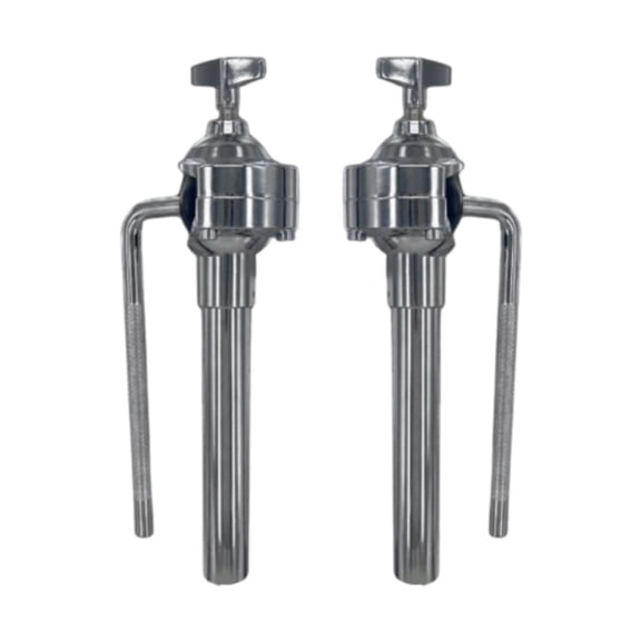LeeQinersw 2 Pieces Cymbal Stand Support Single Tom Holder for Percussion Jazz Drum Set