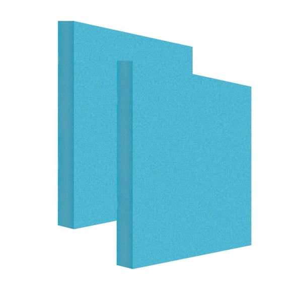 LeeQinersw 2 Pieces Foam Slab Sheets Foam Insert DIY Foam Panel Handmade Model Diorama Base Blue 40x30x2CM