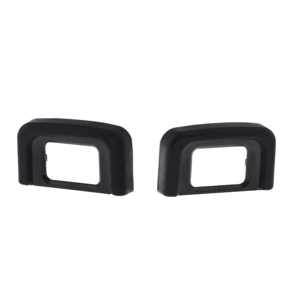 LeeQinersw 2 Pieces Rubber Eyepiece Eyecup Replacement for Nikon DK25 D5600 D3400 D3200