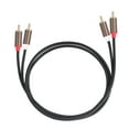 thumbnail image 1 of LeeQinersw 2 RCA to 2 RCA Cable Male to Male,Stable,Lightweight,Multipurpose Compact Sturdy Auxiliary Cord Audio Cord for Mixer Speakers 100cm, 1 of 9