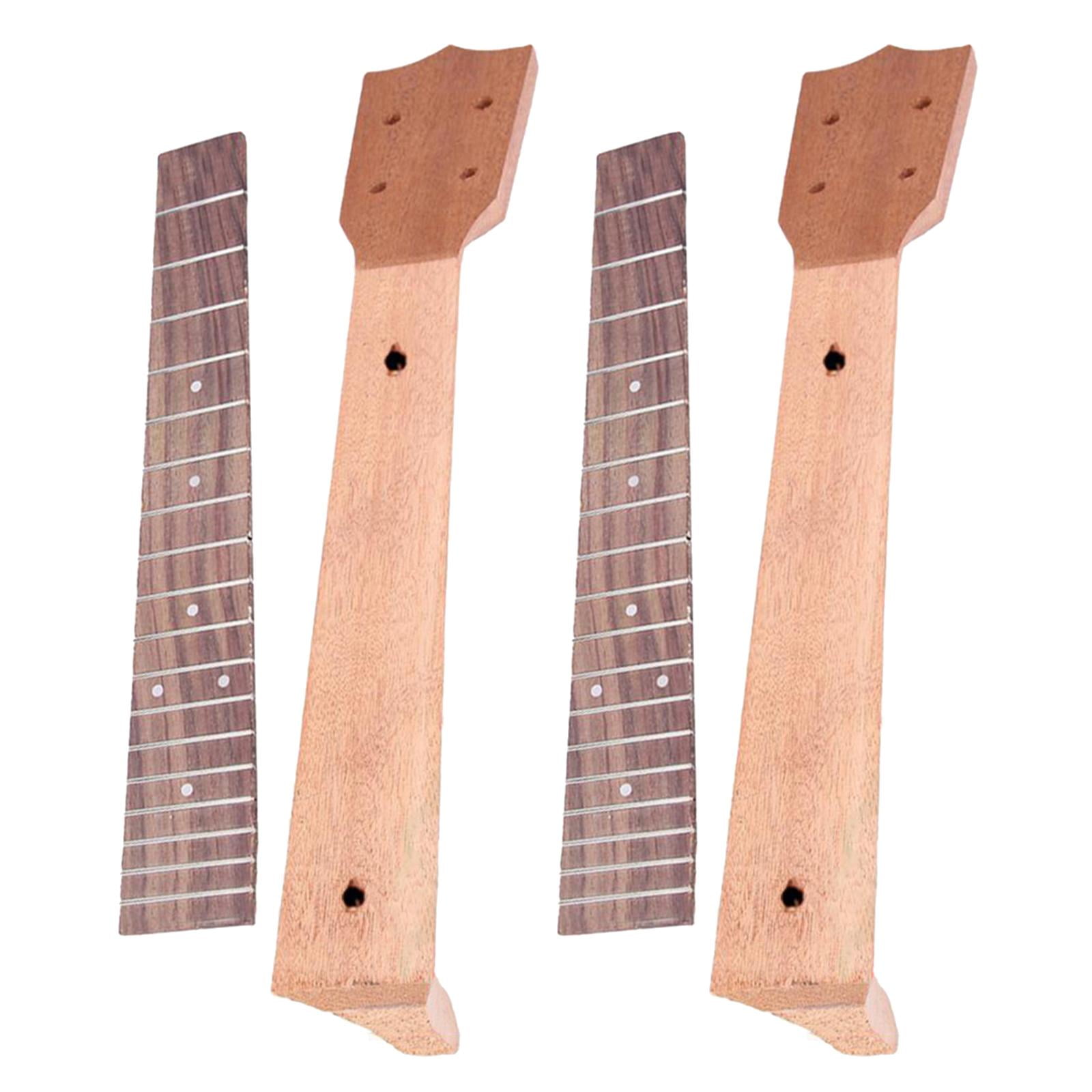 LeeQinersw 2 Set Ukulele Neck and Fingerboard for Concert Ukulele Parts 2 Set 26 inch