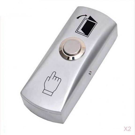 LeeQinersw 2 X Door Exit Push Release Button Switch for Electric Access Control System