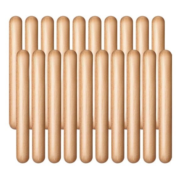LeeQinersw 20 Pieces Music Rhythm Sticks Musical Educational Toy Portable Preschool Musical