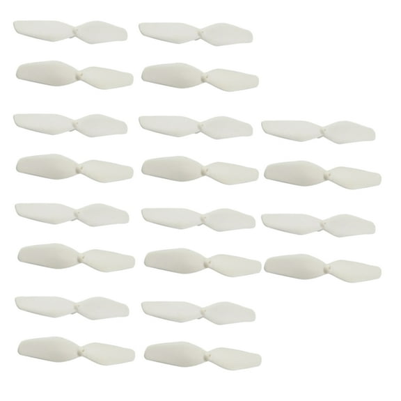 LeeQinersw 20Pcs Propeller Prop CW CCW for SYMA X20 X20W RC Racing Drone UAV Spare Part White