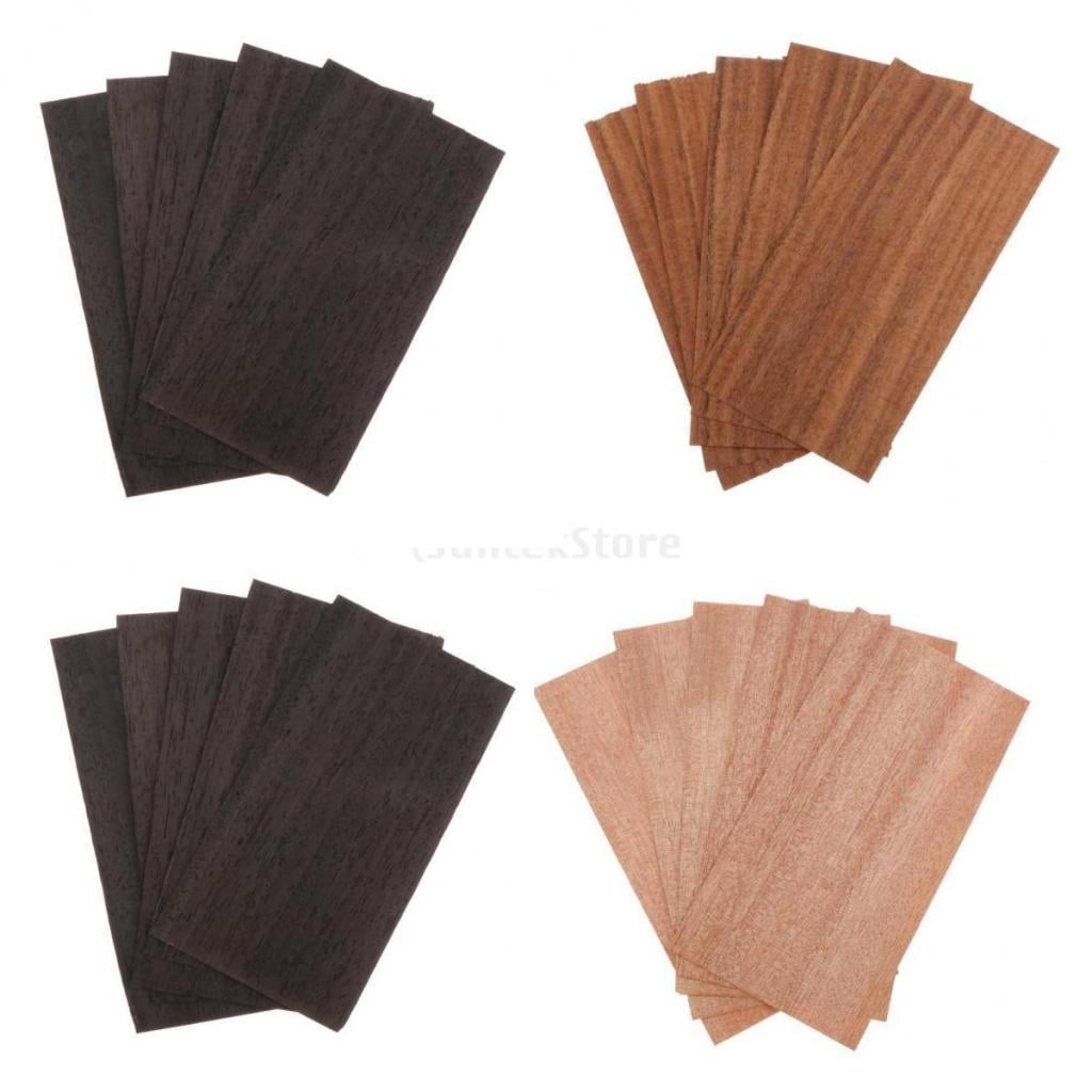 LeeQinersw 20x Guitar Wood Headplate Head Veneer Decoration Guitar Parts of