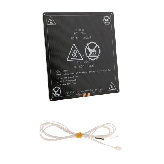 LeeQinersw 220x220mm Aluminum Heat Bed For Reprap 3D Printer + NTC 3950 100K Thermistor