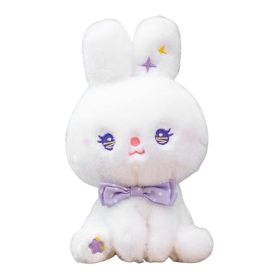 LeeQinersw 22cm Bunny Doll Toys,Car Decorative Cushion,Animal Simulation Plush,Cute Stuffed Violet