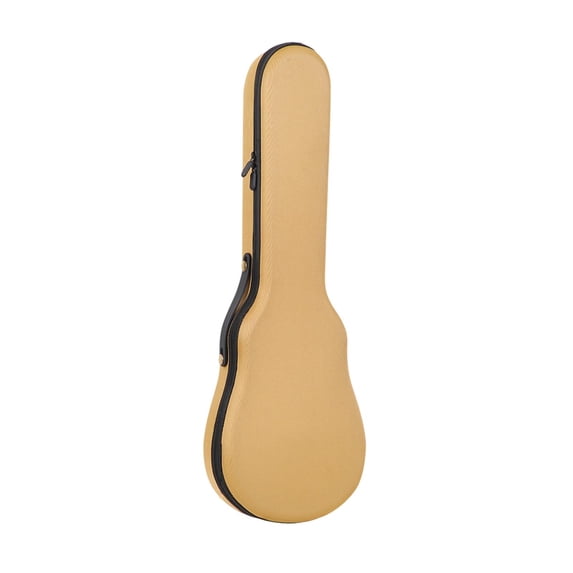 LeeQinersw 23 inch Ukulele Hard Case Ukulele Carrying Case with Shoulder Strap Shockproof for Concert Lightweight Instrument Bag Gig Bag Khaki