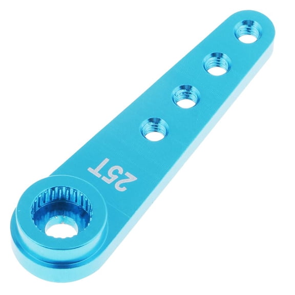 LeeQinersw 25T Steering Servo Arms Horn M2.5 Hole For RC Car Futaba HPI SCX01 DIY Blue