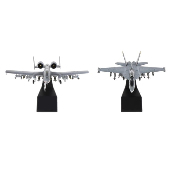 LeeQinersw 2Pcs 1:1 F/A-18 Strike Plane A-1 Attack Fighter Military Model Decoration