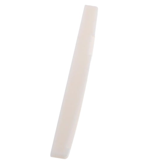 LeeQinersw 2Pcs Guitar Pins Bone Nut Saddle Acoustic Guitar Pins Bone Bridge 72X3X8mm
