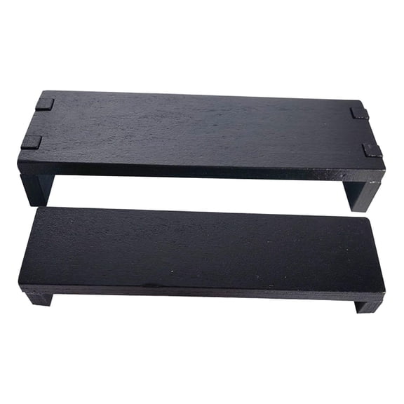 LeeQinersw 2Pcs Miniature Dollhouse Bench 1/12 Dollhouse Furniture Mini for Miniature Scene
