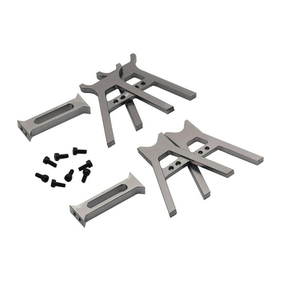 LeeQinersw 2Pcs RC Car Repair Workstation Jack Stand Stable Metal Multipurpose Platform for