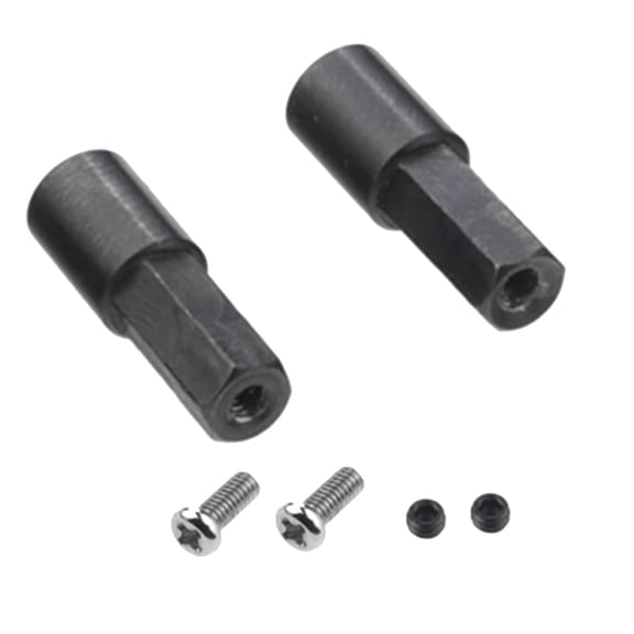 LeeQinersw 2Pcs RC Upgrade Metal Wheel Axle Shaft Fit for WPL D12 C14 C24 for MN D90 D91 MS for JJRC Q61 Q62