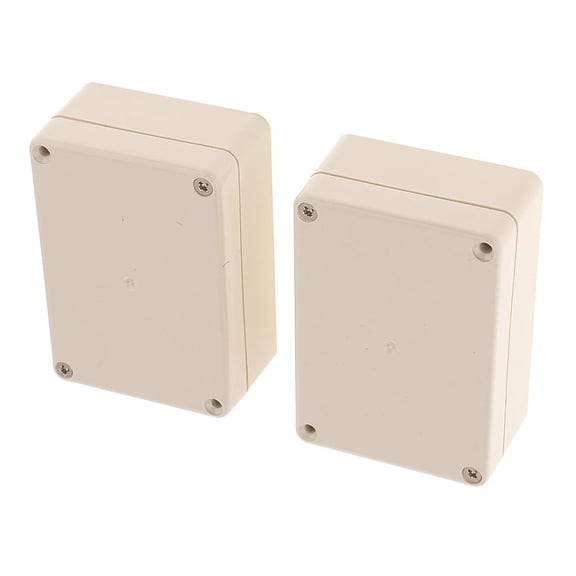 LeeQinersw 2Pieces Electronic Enclosure Project Box PCB Case DIY 58x35x82mm