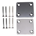 thumbnail image 1 of LeeQinersw 2Pieces Mini Style Neck Plate For ST Electric Guitar Bass Replacement, 1 of 9