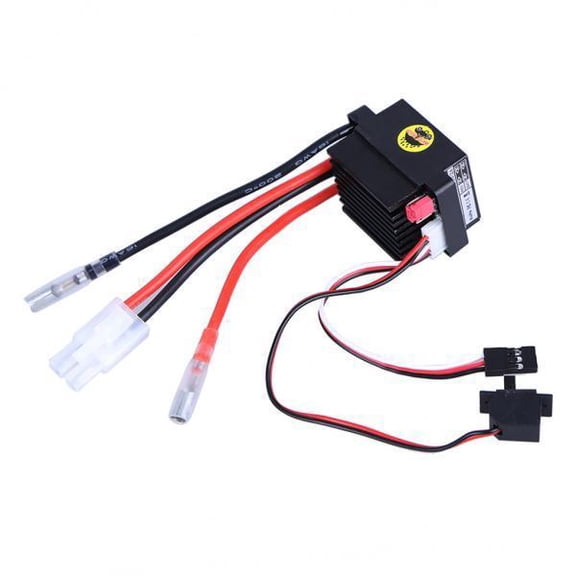 LeeQinersw 2X High Voltage 320A Brush Motor ESC BEC 5.6V/2A w/ Brake for RC Car Truck Boat