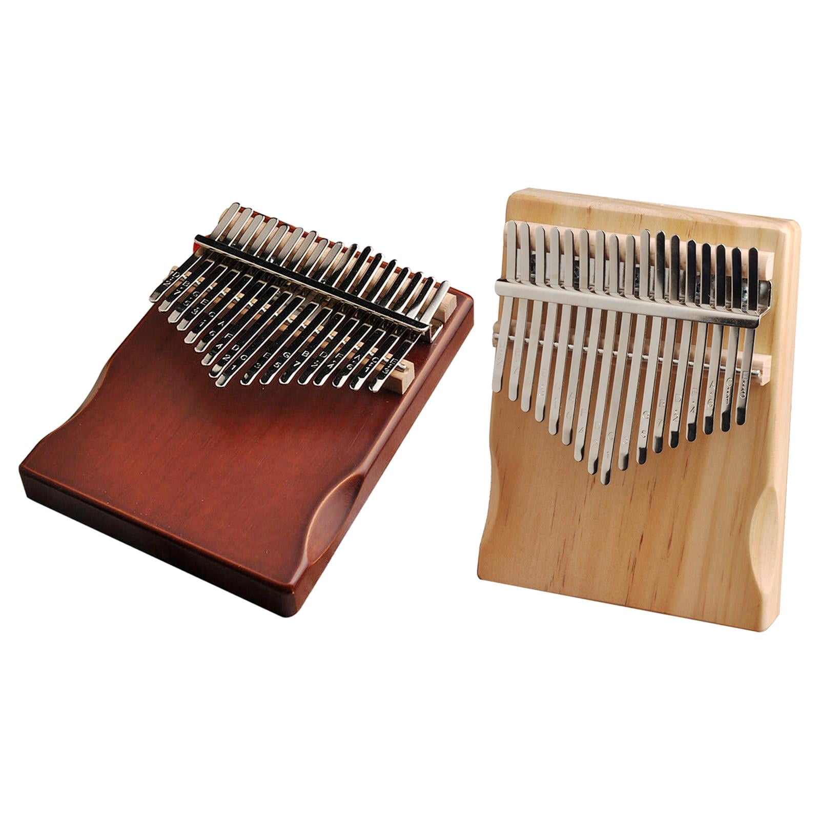 LeeQinersw 2pcs 17 Key Thumb Piano Portable Instrument Christmas Gift