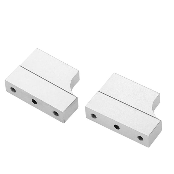LeeQinersw 2pcs Aluminum Engine Mount / Holder for HSP RC 1:10 Car Upgrade Parts Silver