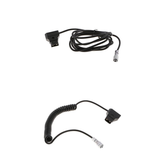 LeeQinersw 2pcs D-tap Power Cable Cord w/ Reverse Polarity Protection for BMPCC 4k 1.5m