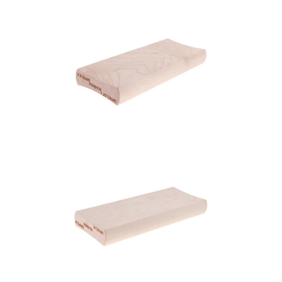 LeeQinersw 2pcs Radius Sanding Block for Guitar Bass Fret Leveling Luthier Tools