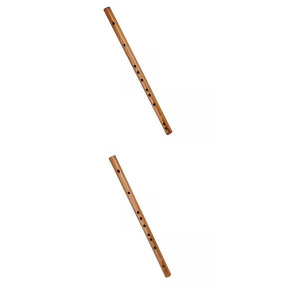 LeeQinersw 2pcs Traditional Wooden Flute Great Sound Woodwind Musical Instrument Gift