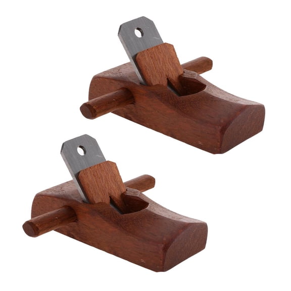 LeeQinersw 2pcs Woodworking Flat Plane Wood Hand Planer Carpenter Woodcraft Tool 127mm