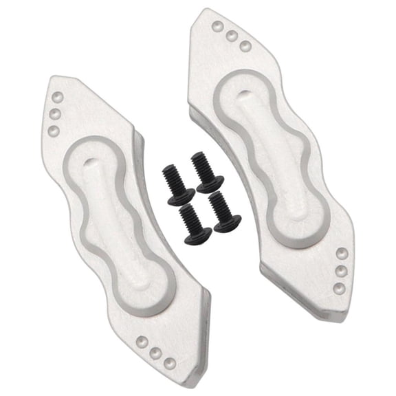 LeeQinersw 2x 1/6 Scale Metal Aluminum Brake Caliper, Front Rear Brake Sliver
