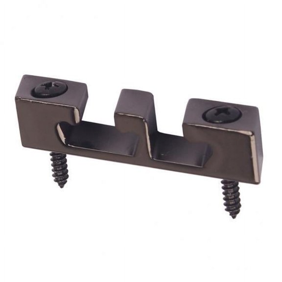 LeeQinersw 2x 1x Roller String Tree Chrome Black Gold for 3 String Bass Guitar Box Guitars