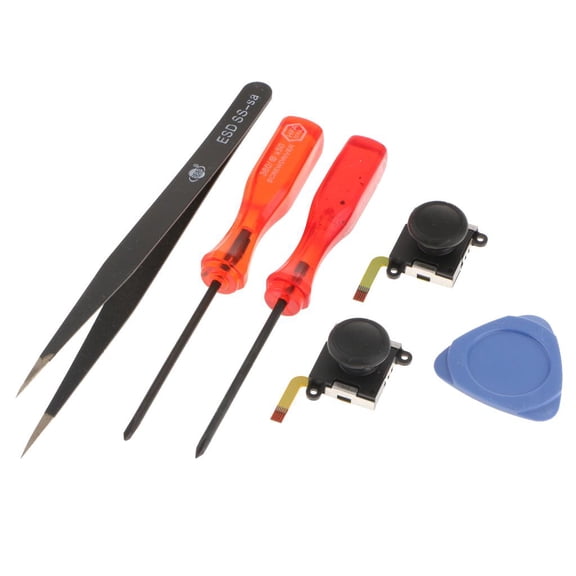 LeeQinersw 2x 3D L/R Joystick Analog Stick for Nintendo Switch Joy-con + Screwdriver