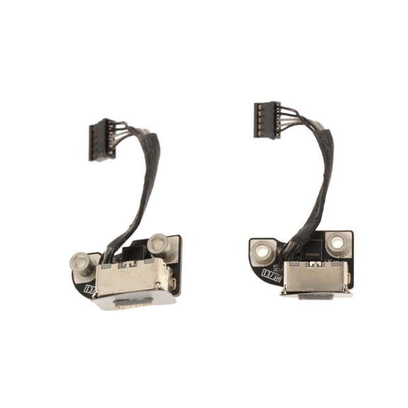 LeeQinersw 2x DC Power Audio Jack Board Cable Replacement Fit For MacBook Pro 13" Unibody